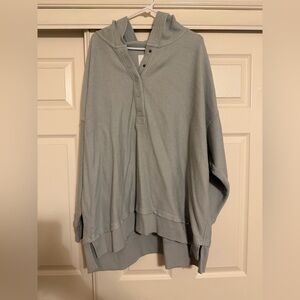 Aerie Ribbed Snap Pullover NWT